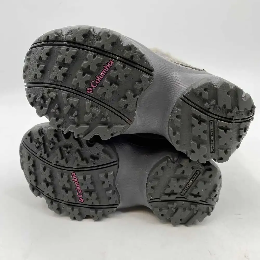 Columbia Gray Purple Winter Boots | Girls 11T Regular